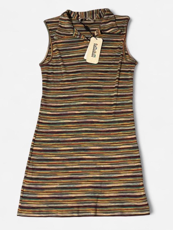 Missoni Dresses & Skirts - Missoni Sport Multicolor Knit Collared Mini Dress NWT